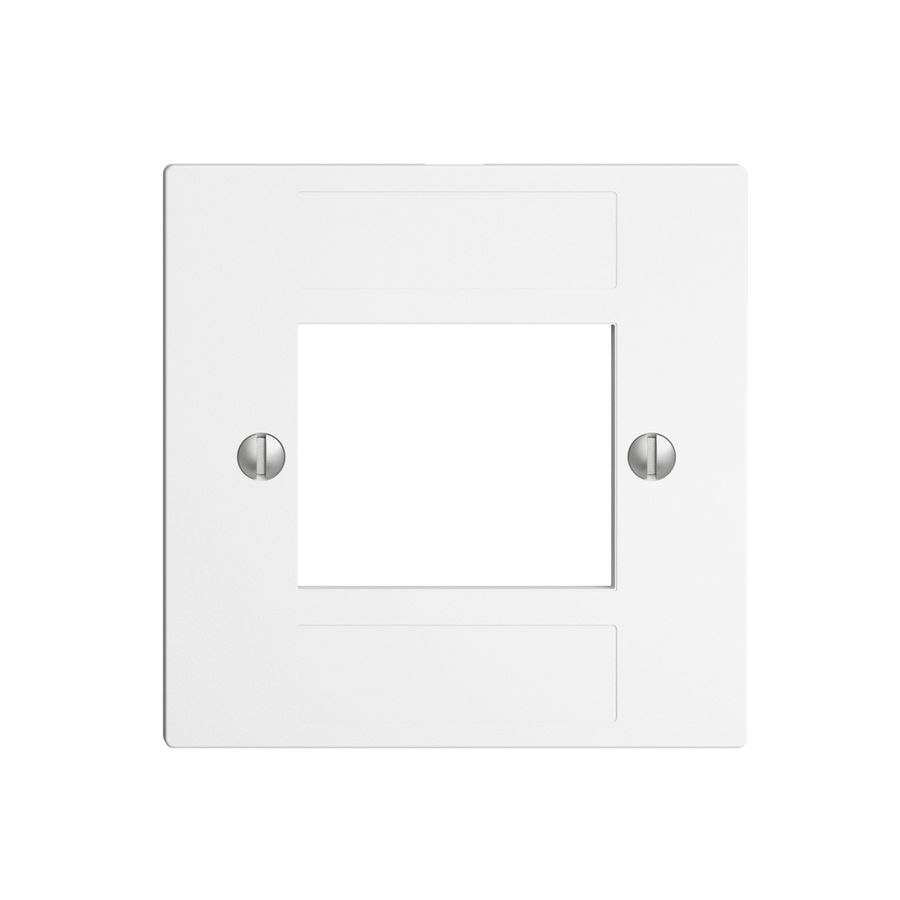 Frontplatte 4×RJ45 ITplus EDIZIOdue weiss