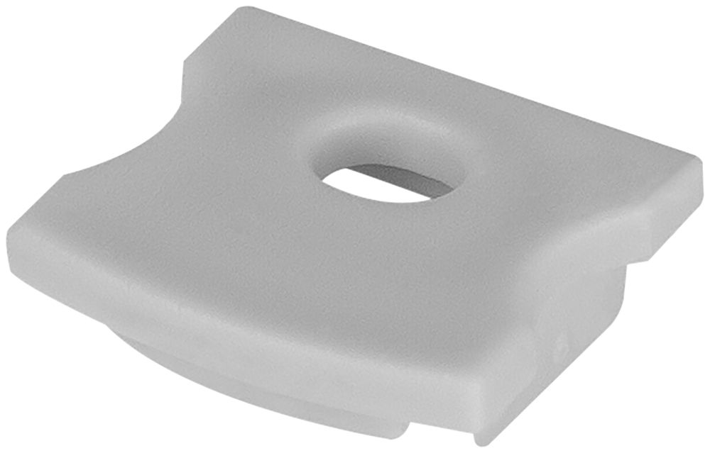 Endstück LDV PM05/EC/H, zu U-Profil PM05, mit Einführung, grau