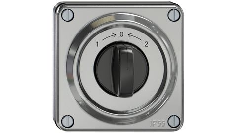 Schwenktaster mit Drehgriff