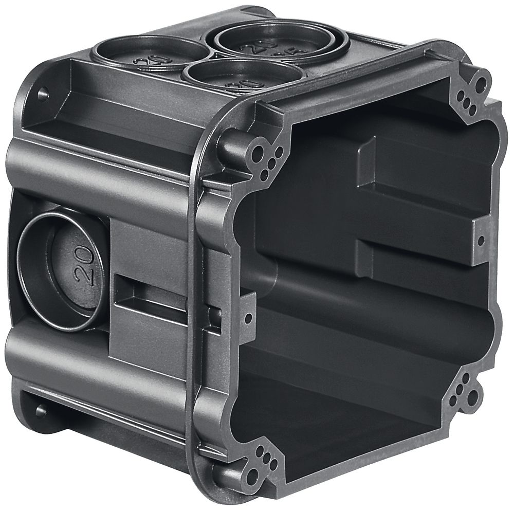 UP-Einlasskasten HSB Basic International, 1×1, 70×70×52 mm halogenfrei