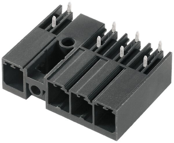 Connettore maschio WM SV chiuso brida centrale, THT 7.62mm 2L 270° 3.5mm