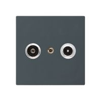 Antennendose kallysto R/TV Bauart A 14dB 2GHz anthrazit