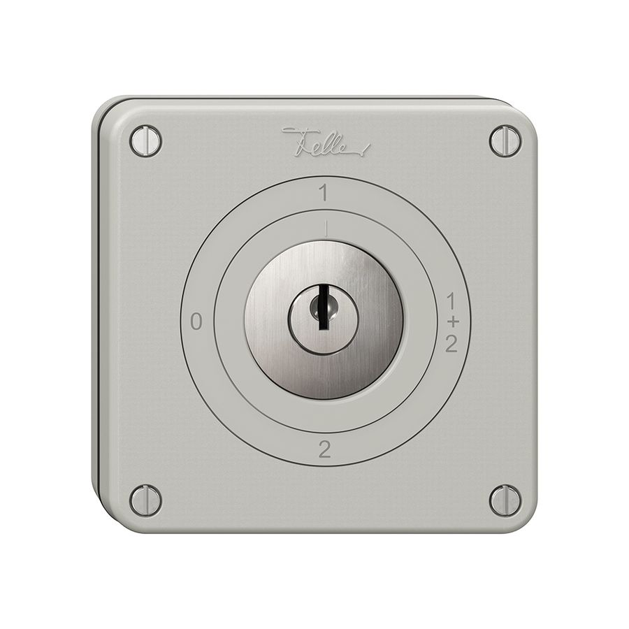 Interrupteur rotatif NUPU NEVO, 1/1 L, avec serrure&2 clés, KS, 0-1-1+2-2, grc