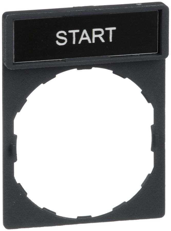 Plaquette Schneider Electric Start