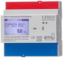 Contatore di energia AMD EMU Professional II 3×100A diretto MID S0 Modbus RTU