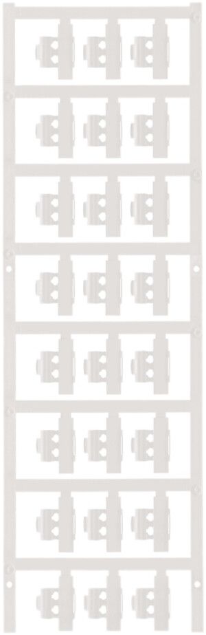 Marqueur de conducteur Weidmüller MultiCard SFC p.Ø3…5mm 21×5.8mm PA66 blanc