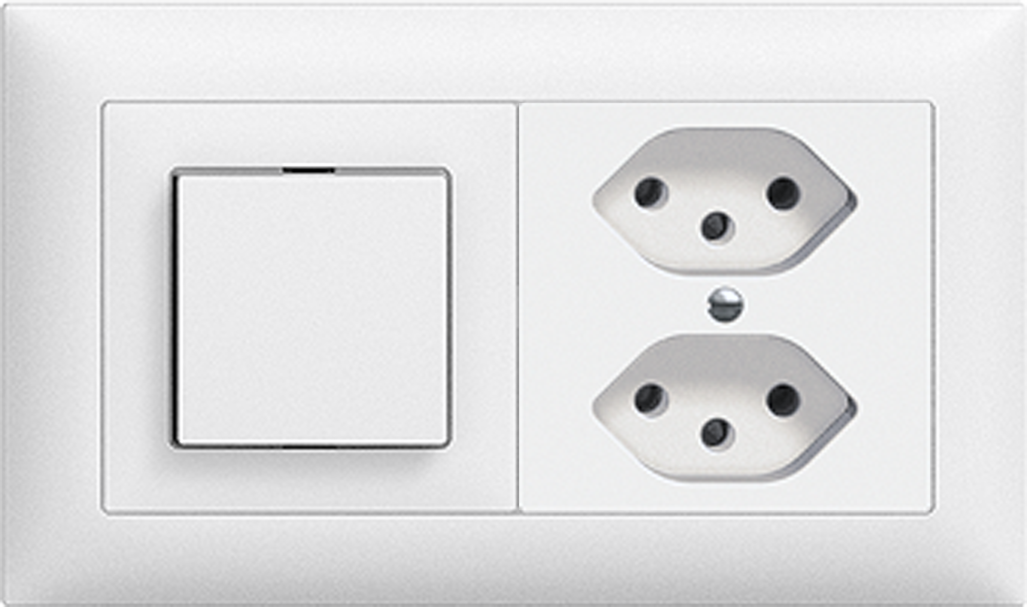 UP-Kombination Edue 1x2, Sch 3/1L + 2×T13 ws