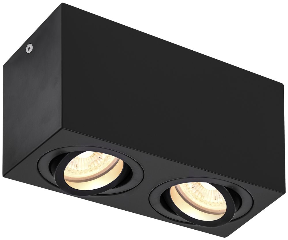 Deckenleuchte SLV TRILEDO CL GU10 2×10W 163×85×95mm schwarz