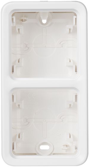 AP-Gehäuse PLEXO 2×1 weiss