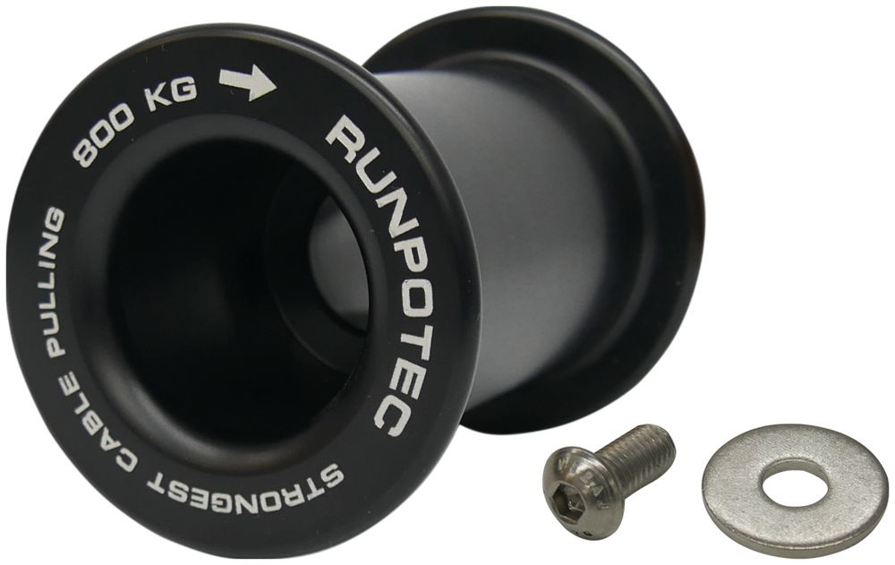 Tamburo per cabestano RUNPOTEC DM 55 Ø55mm per CW 800 E alluminio max.800kg