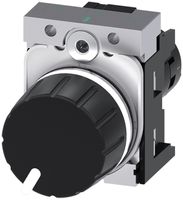 Potentiomètre Siemens SIRIUS ACT avec support 4.7kΩ noir métal