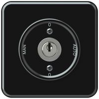 Interrupteur à clé ENC origin commutateur 2/1L 16A 250V 0-AUTO-0-MAN 92×92mm no