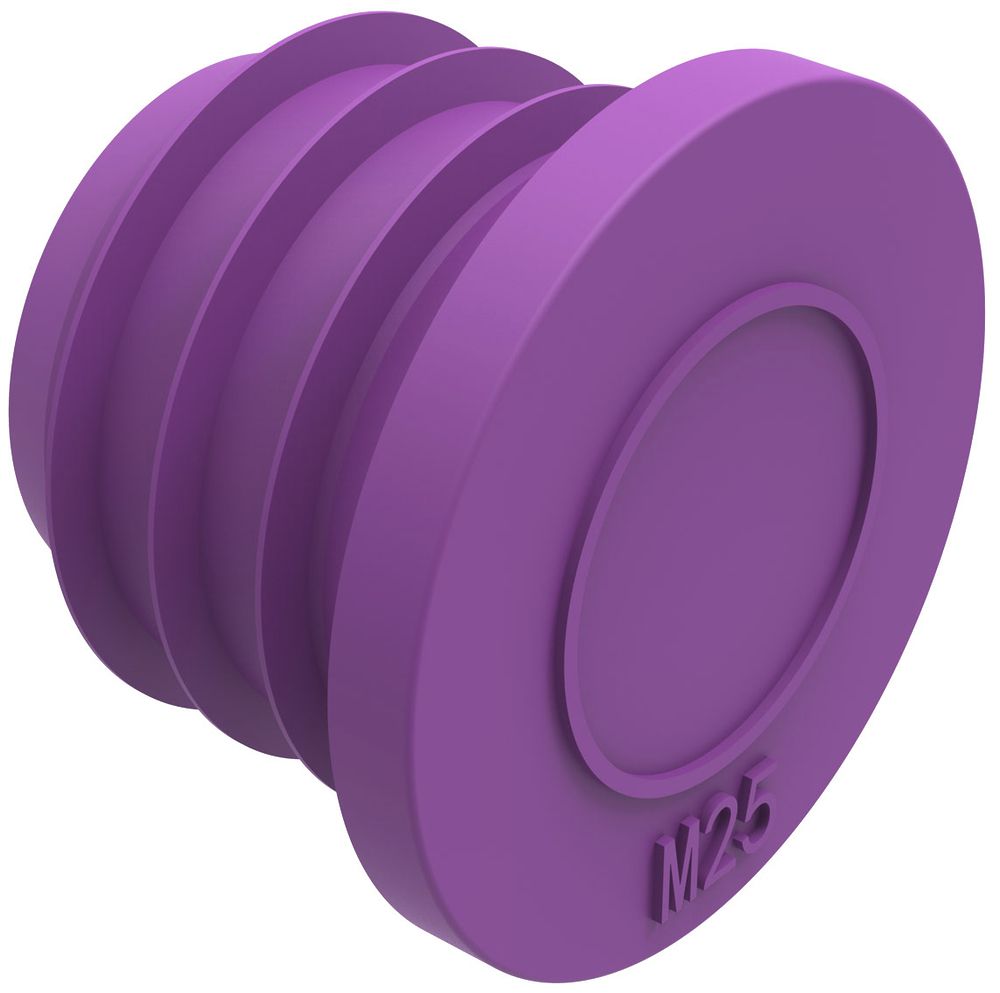 Dichtstopfen Spotbox M25 violett