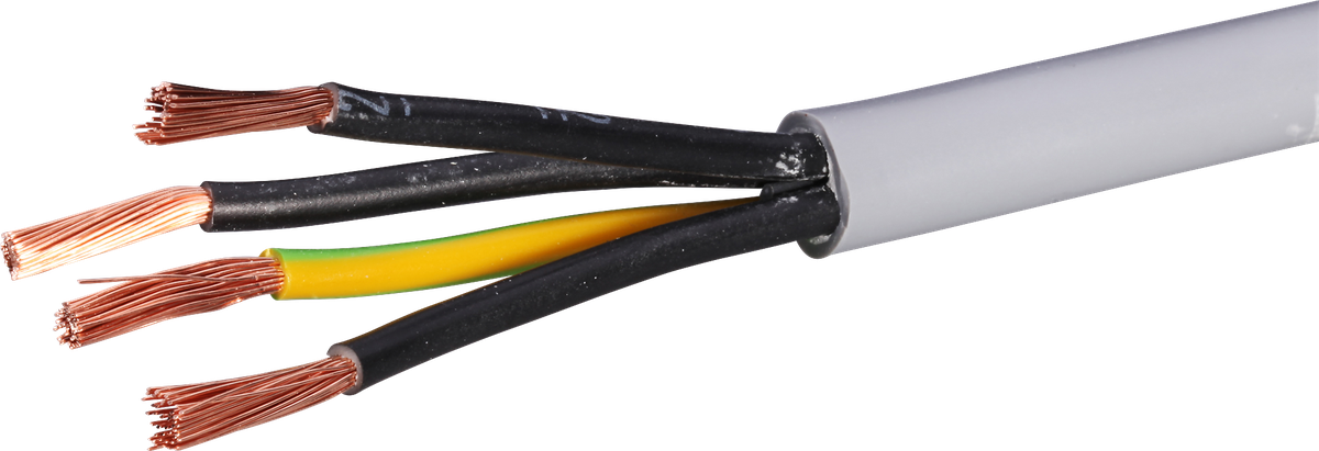Steuerkabel LiYY 4×4mm² nummeriert grau