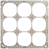 En-tête ENC carré 9 parties a.système de fixation SNAPFIX®