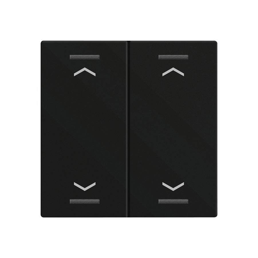 Wippe MDT BE-TAL60W216.A1 1T/4B f.Sensortasten schwarz matt "Jalousie"