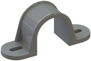 Bride 2 vis AGRO ALU/KRH M32 gris PKS2.M32