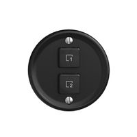 Kit recouvrement pour poussoir scène 2 scènes vert./2T Sdue Wiser noir