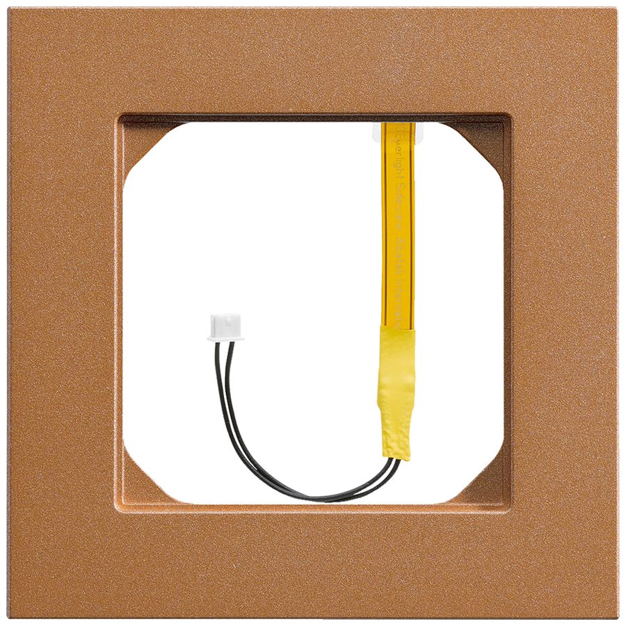 Abdeckrahmen kallysto.pro 1×1 canyon für Beleuchtung grün