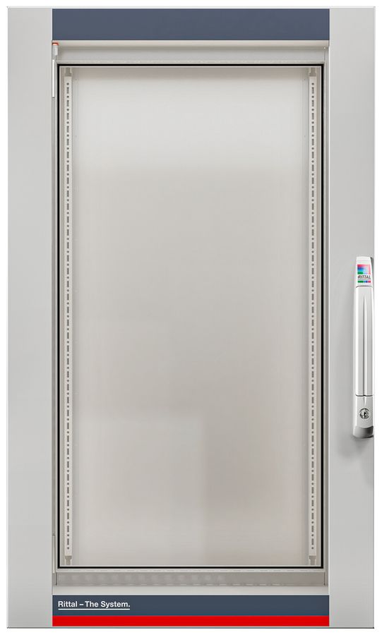 Coffret mural 19" Rittal AX 600×746×673mm 15UH filtre acier gris IP54