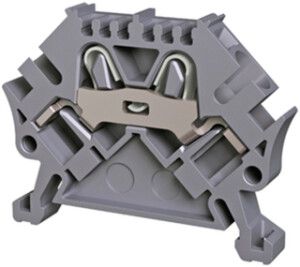 Durchgangs-Reihenklemme Woertz 0.5…4mm² 32A 800V Steckklemmansch.2×1 TH35 braun