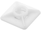 Kabelhalter MH 19×19mm weiss selbstklebend und M4