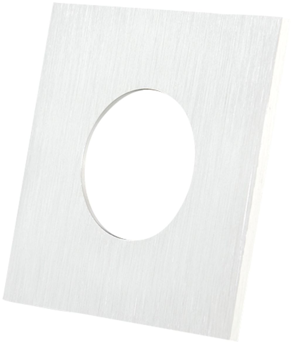 Zierring DOTLUX für LED-Downlight MULTI/MULTIsun 84×84mm aluminium gebürstet