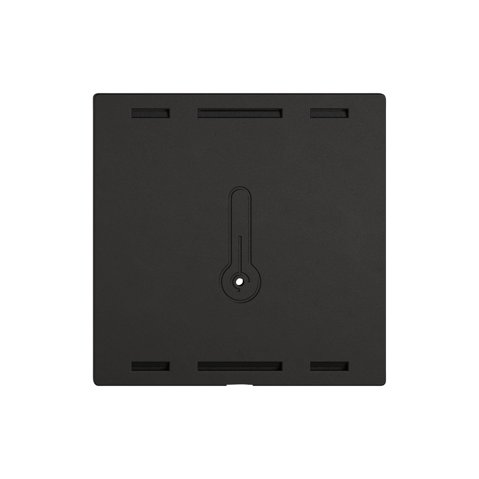 Abdeckset EDIZIO.liv Wiser SNAPFIX® für Raumtemperatursensor 60×60mm sz