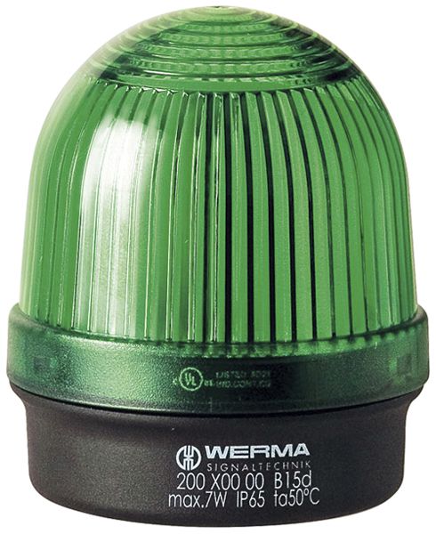Lampada permanente BM 12…230V AC/DC verde