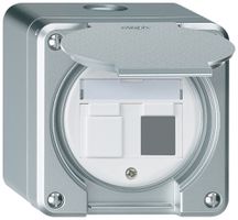 Kit di montaggio AP robusto IP55 piatto alluminio per 2×Keystone