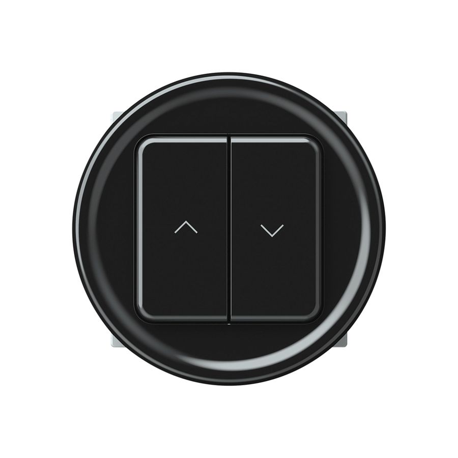 Actionneur de jalousie KNX origin 2×touches noir