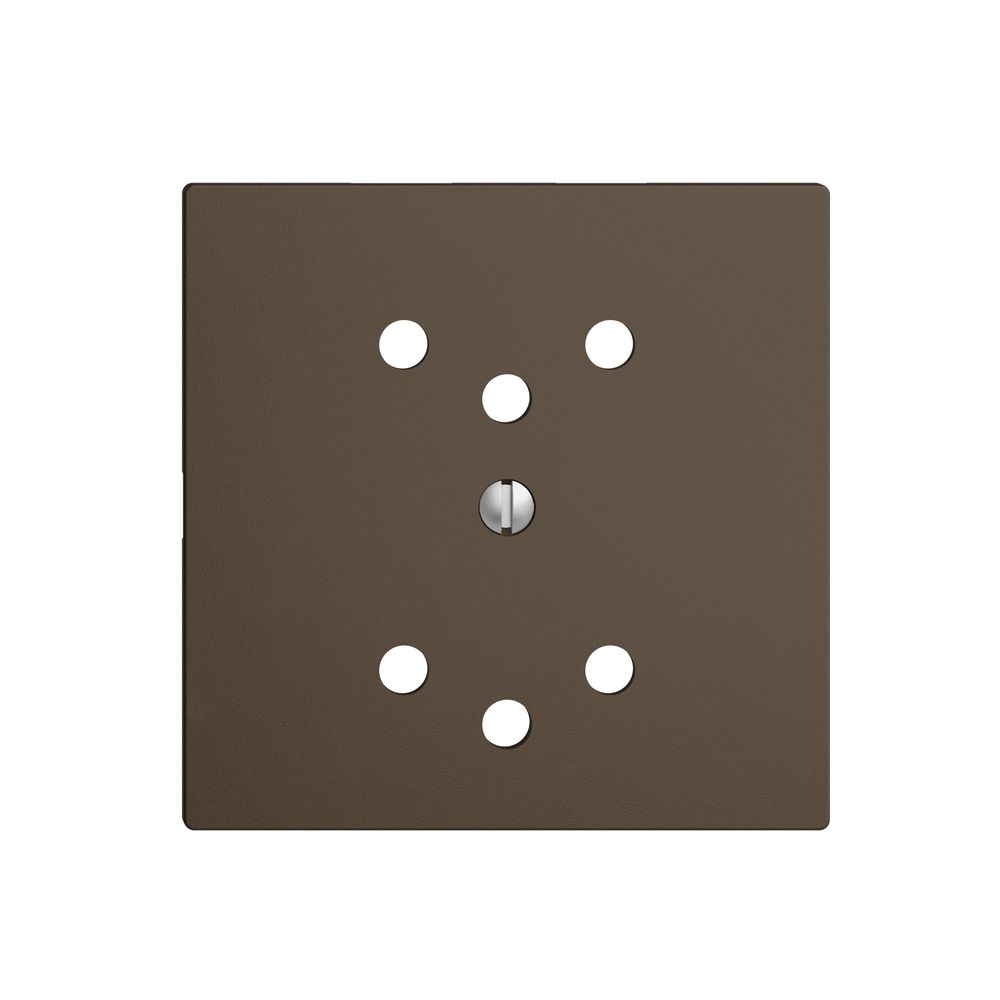 Frontplatte EDIZIOdue 2×T12 coffee mit Shutter