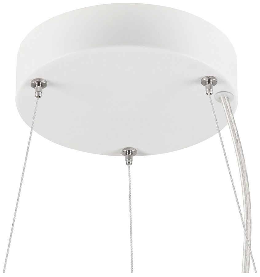 LED-Pendelleuchte SLV MEDO RING 60 27W 3750lm 930/940 DIM Ø600mm weiss