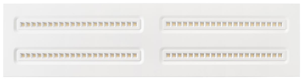 EB-LED-Deckenleuchte Sylvania OptiClip 1200 34W 4500lm 4000K IP40 DALI weiss