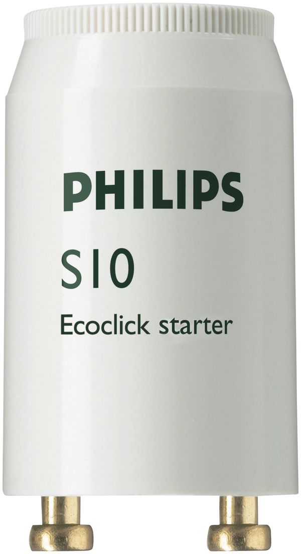 Glimmstarter Philips Ecoclick S10 4…65W SIN 220…240V EUR/12X25CT weiss