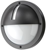 Applique LED SG Uno 10W 420lm 830 IP65 REG diretto Ø270mm antracite