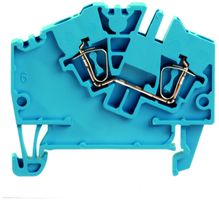 Durchgangs-Reihenklemme Weidmüller ZDU 2.5-2 Zugfeder 2.5mm² TS35 blau