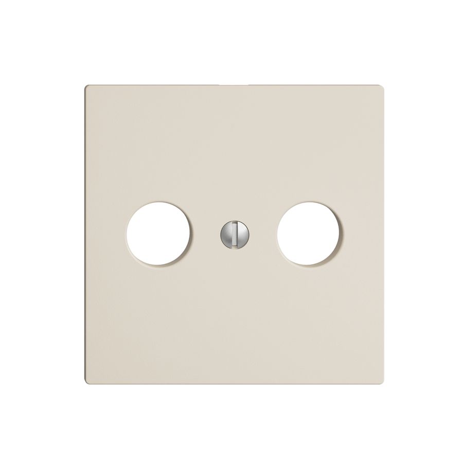 Frontplatte EDIZIOdue crema für R/TV