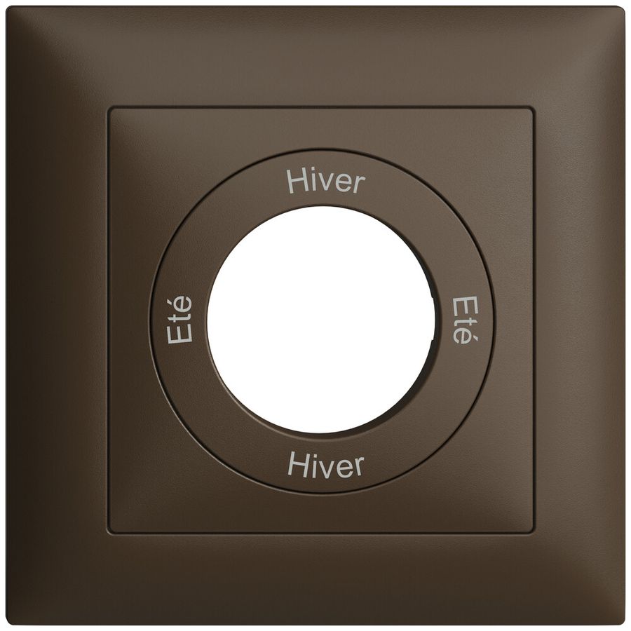 Frontset Eté-Hiver-Eté-Hiver EDIZIOdue 88×88mm coffee