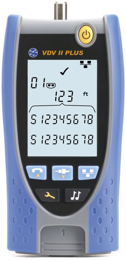 Multimedia-Kabeltester VDV II Plus RJ11/RJ12/RJ45/F-Anschluss