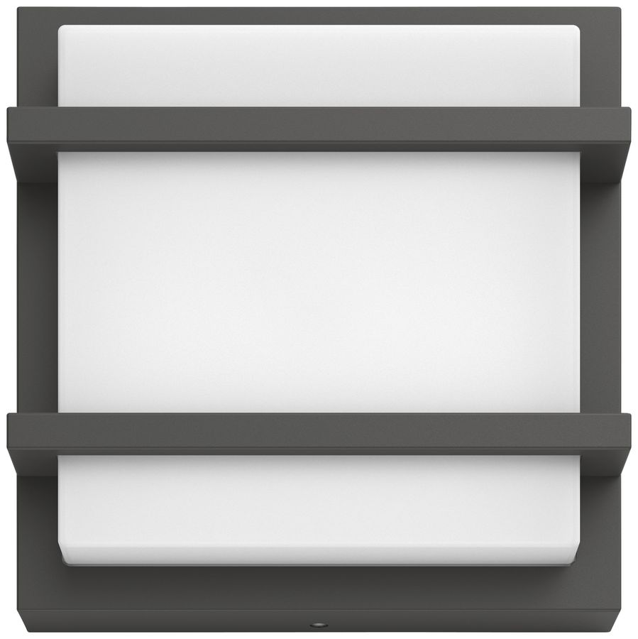 LED-Wandleuchte Philips Petronia 3.8W 800lm 827 IP44 anthrazit