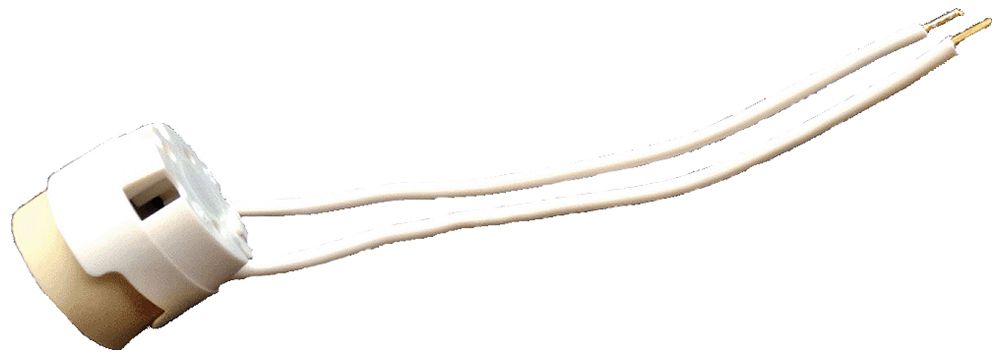 Fassung GU10 Anschlusslitze 14cm T=180°C