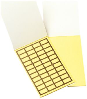 Etikette Weidmüller TabPack selbstklebend 15×6mm Gewebe gelb