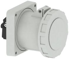 EB-Steckdose Bals CEE Q-C TE 125A 5P >50V 1h IP67 Ni 120×120mm