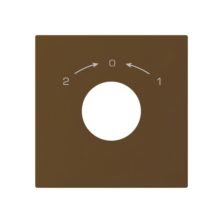 Kit di copertura kallysto per interruttore a chiave contatto invertitore marrone