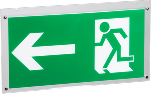 Piktogramm-Scheibe ESYLUX SLD, einseitig links