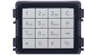 Tastatur-Modul ABB-Welcome A251382K-A-04 29×71×98mm alu