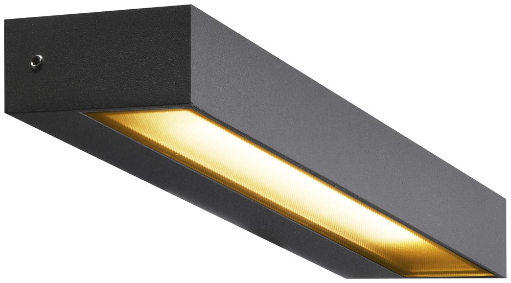 Applique LED SLV PEMA WL 7.7W 450lm 3000K IP54 110° 220mm anthracite