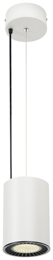 LED-Pendelleuchte SLV SUPROS 31W 2700lm 4000K 60° Ø127×185mm weiss