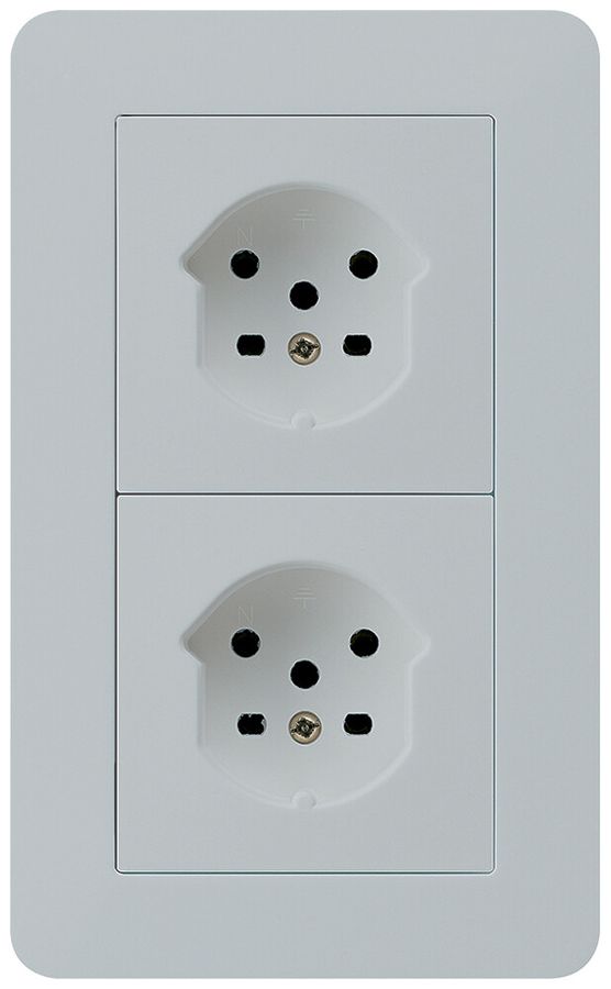 UP-Kombination kallysto.trend Gr.I-I vertikal 2×Typ 15 lichtgrau